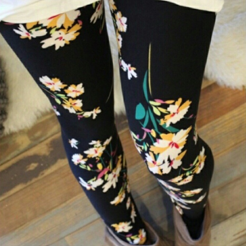 Floral leggings